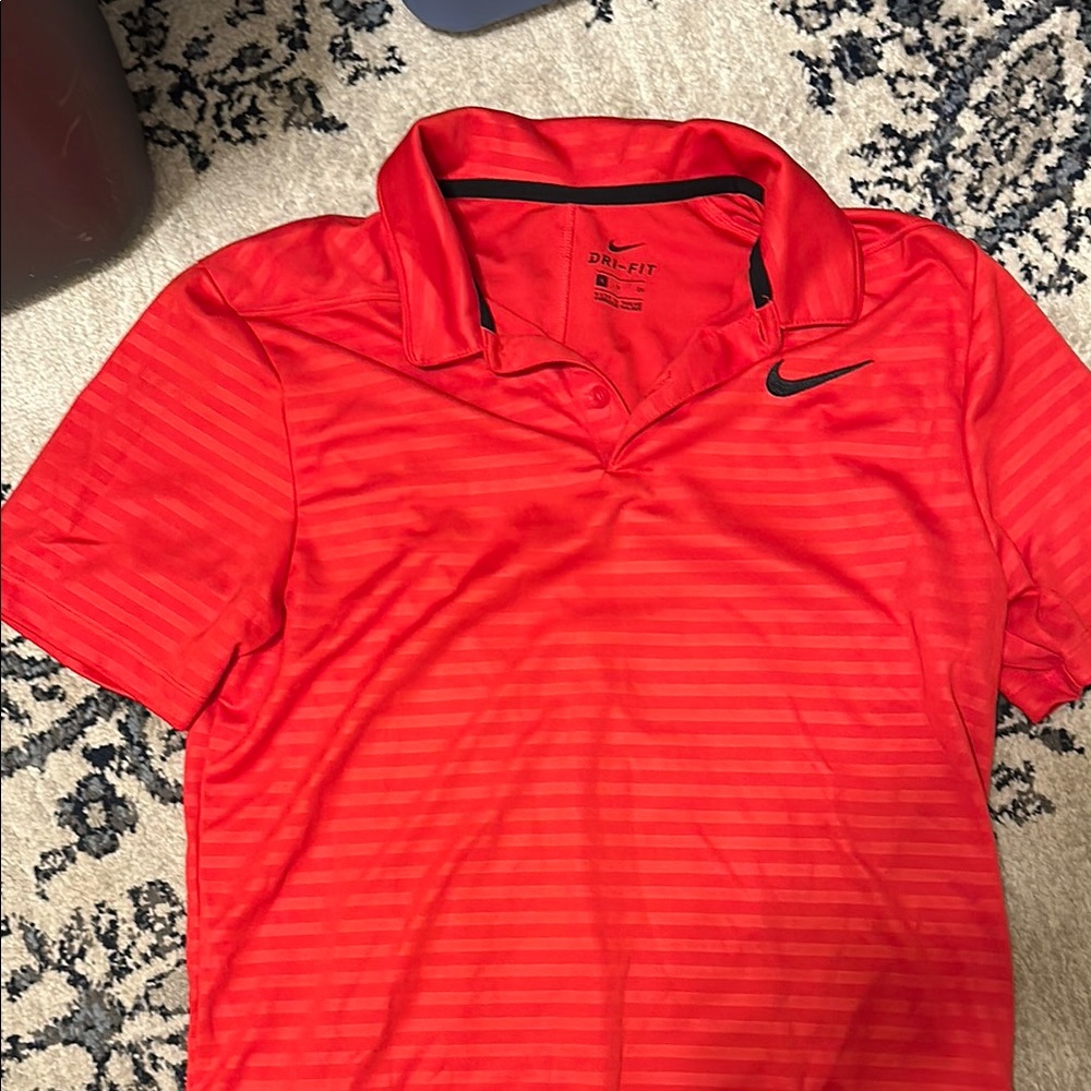 Nike Red Dri-Fit Polo Shirt
